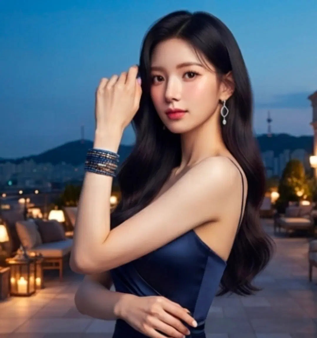 [희귀템] 두바이 현지 구매 레이어드 비즈 팔찌