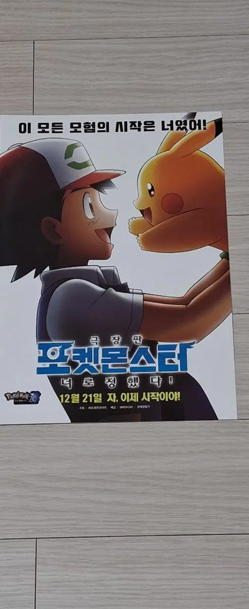 극장판 포켓몬스터:너로정했다A(2017년)전단지