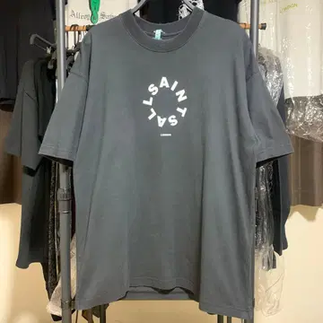 TIERRA 오버사이즈 크루넥 로고 티셔츠