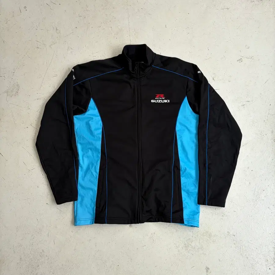 스즈키 GSX-R 빈티지 모터사이클 집업자켓 2XL