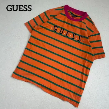 GUESS 스트라이프 T셔츠 M