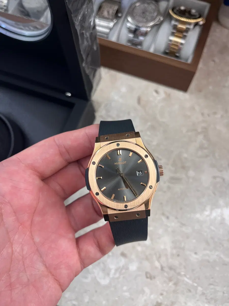 위블로 클래식퓨전 킹골드 로즈골드 금통 42mm