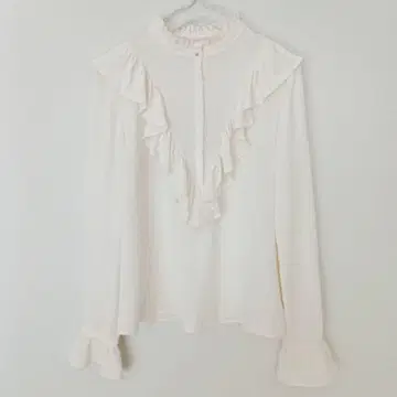 ZARA BASIC 프릴 블라우스 M 사이즈