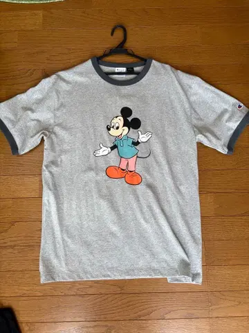 Champion Disney 100주년 기념 T셔츠 L사이즈