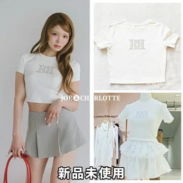 다리치 darich 펄 스톤 로고 T셔츠 화이트 WHT