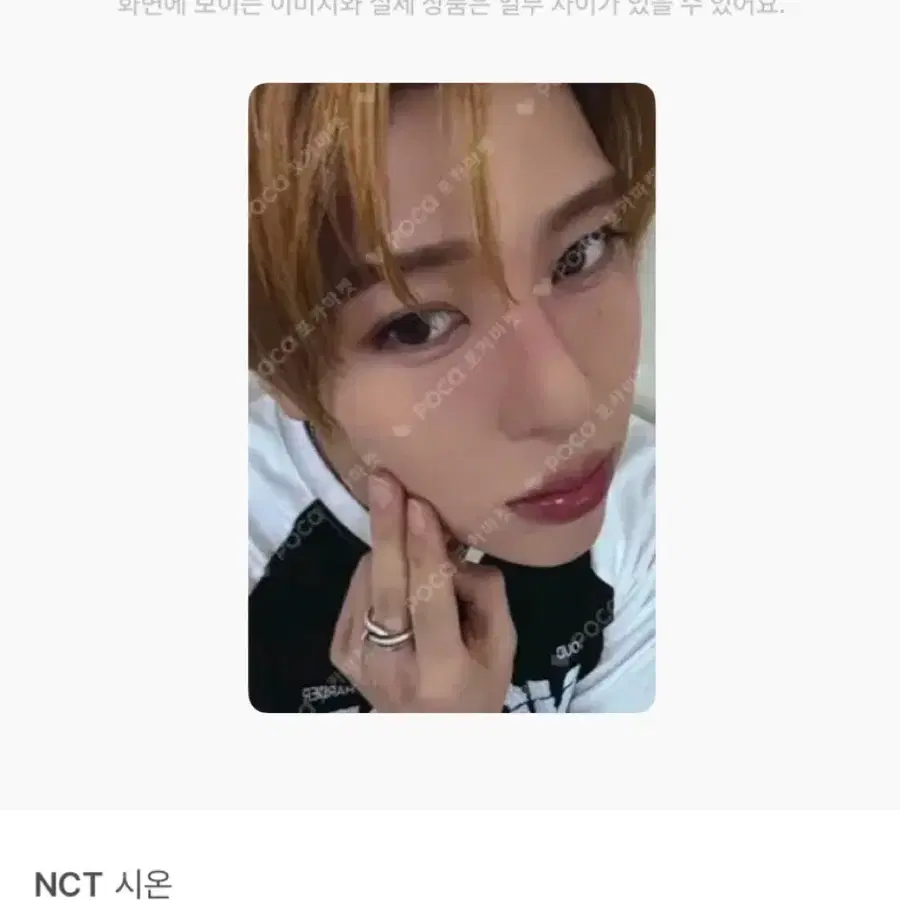 엔시티 시온 오드투러브 Ode to Love 뮤직아트 포카