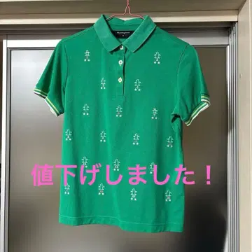 Munsingwear 여성용 골프 피케 셔츠 그린 M