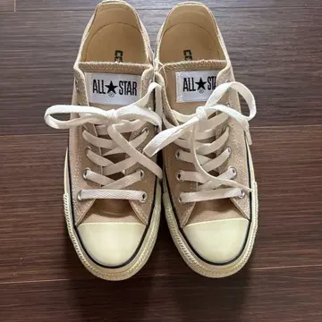 미사용 컨버스 올스타 베이지
