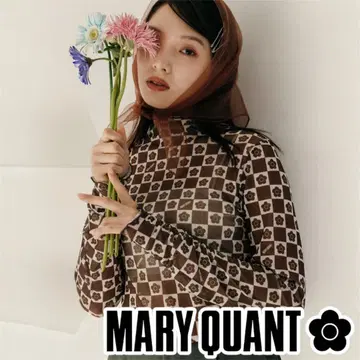 MARY QUANT/마리퀀트 데이지 체커 시어 탑