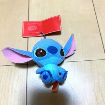 디즈니 스티치 봉제 인형 키링 택 포함