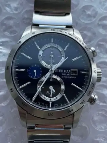 SEIKO 세이코 남성용 크로노그래프 솔라 손목시계
