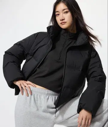 [ UNIQLO ] 심리스 다운 숏 자켓 다운 다운 자켓