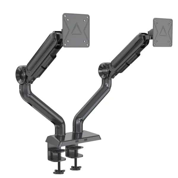 35인치형 듀얼모니터암 2단관절/75X75,100X100/12kg