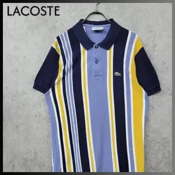 구제 의류 90s 라코스테 LACOSTE 스트라이프 피케 셔츠 멀티 컬러