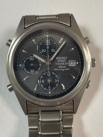 SEIKO SPIRIT TITANIUM 알람 크로노그래프