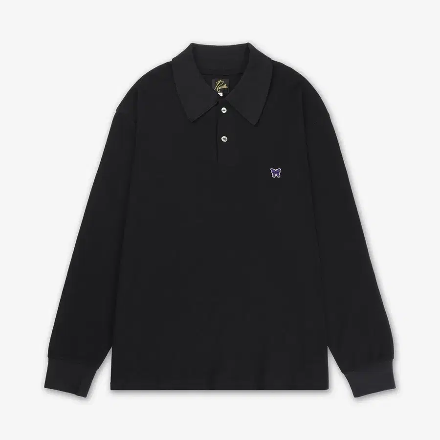 [S] 니들스 PK 긴팔 블랙