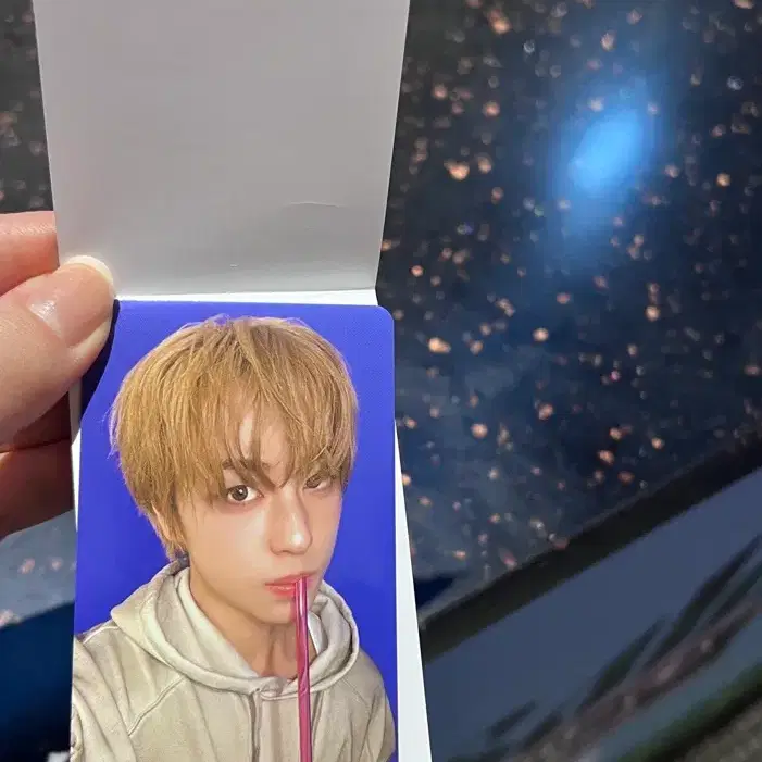 앤팀 VR 콘서트 타키 빨대 포카