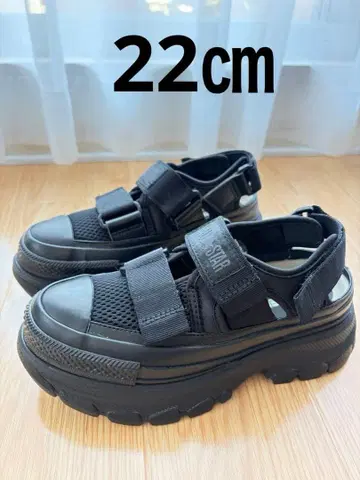 [새상품급] CONVERSE ALL STAR 스포츠 샌들 블랙 22cm