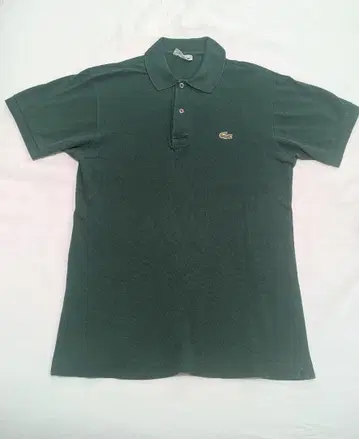CHEMISE LACOSTE 피케 셔츠 프랑스제 그린