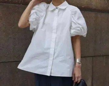 MACHATT 마차트 턱슬리브 퍼프 블라우스