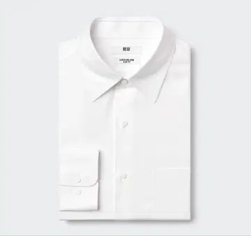UNIQLO 슈퍼 논아이론 슬림핏 셔츠 화이트 XL