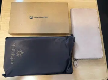 JAPAN FACTORY 장지갑 도치기 가죽