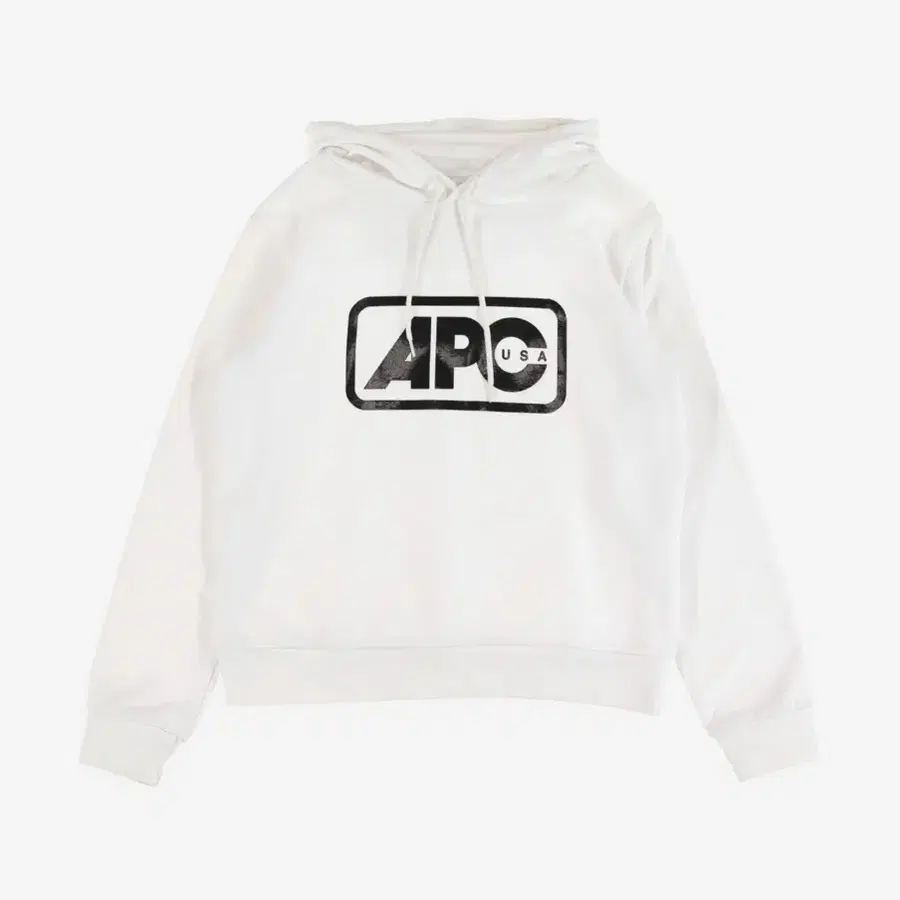 APC 로고 후드티 화이트