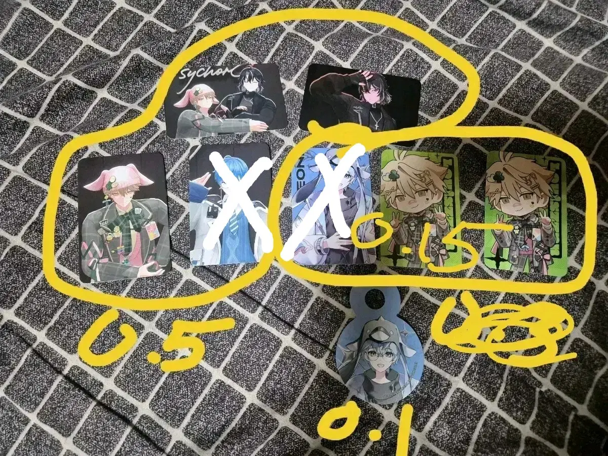 싸이코드 애니플러스 콜라보 포카