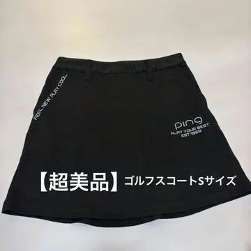PING 골프 스커트 블랙 S 사이즈