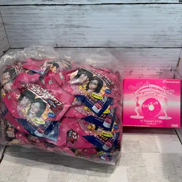 핑크 레이디 병뚜껑 50개 + 히트 넘버 컬렉션 피규어 세트