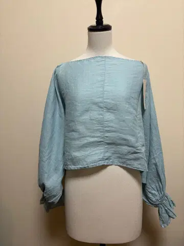 가격 인하 nest Robe(네스트로브) 린넨 캔디 슬리브 블라우스*F