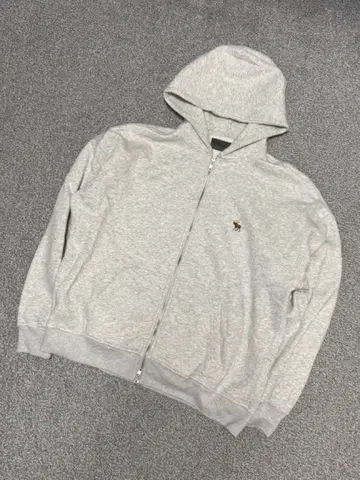 Abercrombie & Fitch 집업 후드티 그레이 Y2K
