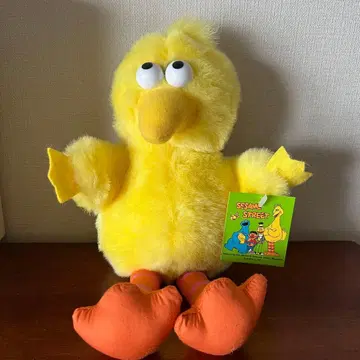 미사용 택 포함 세서미 스트릿 빅버드 봉제 인형 박스 포함 약 25cm