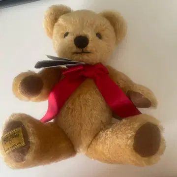 택 포함 Merrythought 테디베어 봉제 인형