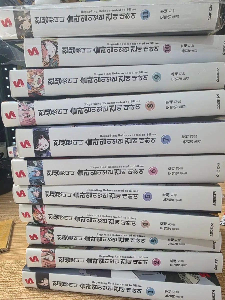 전생햤더니슬라임이었던건에대하여 1~15권 (전생슬, 소설)