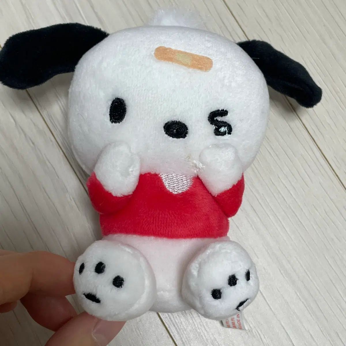 (레어) 산리오 포차코 아이타타 시리즈 무뉴구루미 봉제인형 마스코트