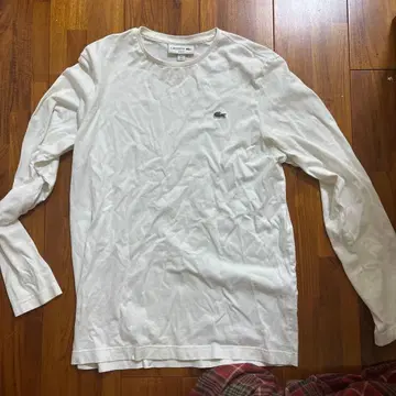 LACOSTE 라코스테 긴팔 T셔츠 화이트