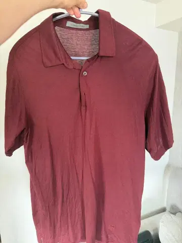 Corneliani 피케 셔츠 실크 사이즈 48