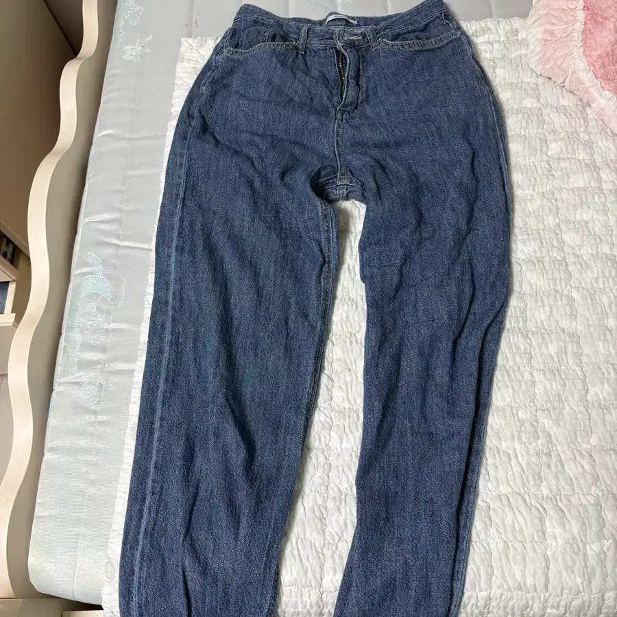 청바지 블루 데님 팬츠