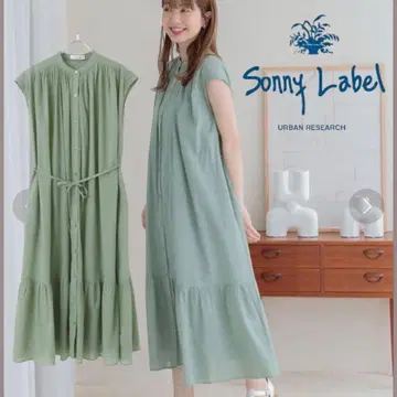 어반 리서치 써니 레이블 프렌치 슬리브 티어드 원피스