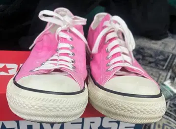 CONVERSE 핑크 로우컷 스니커즈