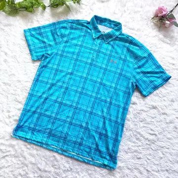 언더아머 UNDER ARMOUR 피케 셔츠 체크 골프