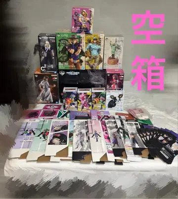 제일복권 죠죠 HUNTER x HUNTER 피규어 묶음 판매 빈 박스