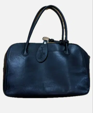 Vintage Leather Shoulder Bag black