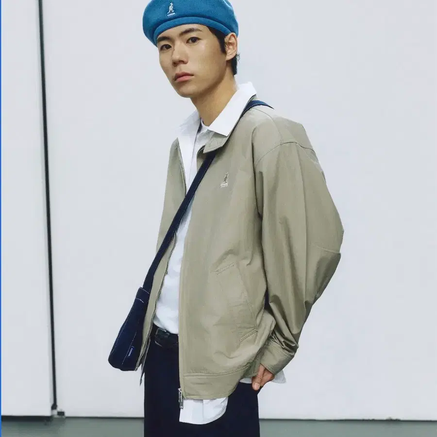 (택있는 새제품)캉골 밤부 잭스 베레모 데님블루