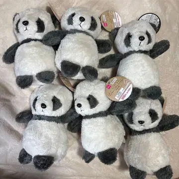 DAISO 봉제 인형 팬더 6개 세트