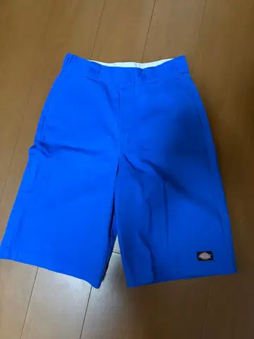 Dickies 루즈핏 숏팬츠 블루 사이즈 30