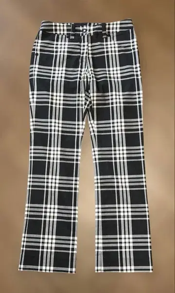 Callaway 골프 팬츠 차콜 그레이 체크 SS