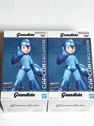 록맨 그란디스타 메탈릭 컬러 CAPCOM 한정판 피규어 2개