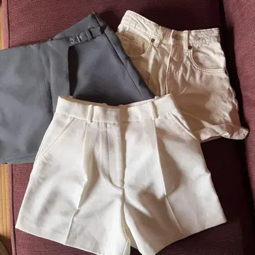 ZARA 숏팬츠, 스커트 팬츠 3종 세트